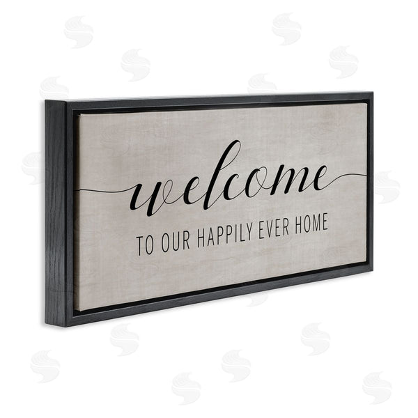 Stupell Industries Amanda Murray | Welcome Happily Ever After