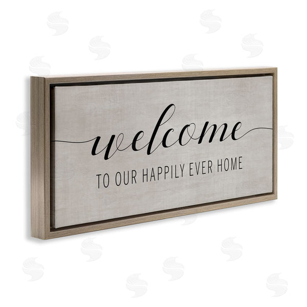 Stupell Industries Amanda Murray | Welcome Happily Ever After