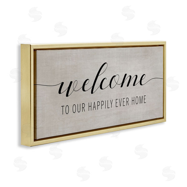 Stupell Industries Amanda Murray | Welcome Happily Ever After