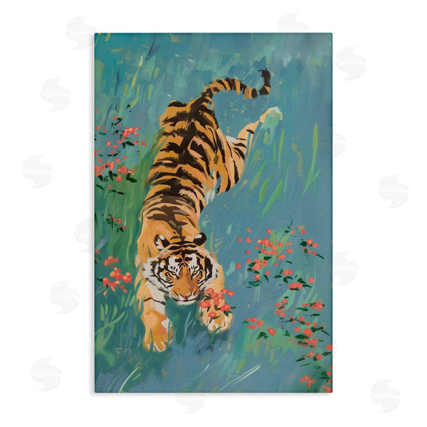 stupell industries Amanda Tsoukanelis | Tiger Burning Bright