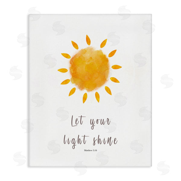 stupell industries Amber Clarkson | Let Your Light Shine Proverb Wall Art