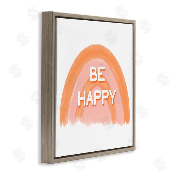 Stupell Industries Amber Clarkson | Orange Be Happy Wall Art
