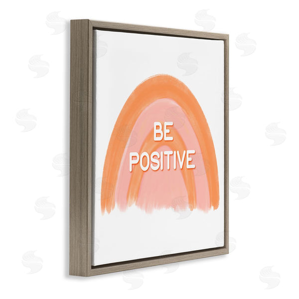 Stupell Industries Amber Clarkson | Orange Be Positive Wall Art