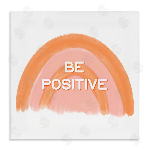 stupell industries Amber Clarkson | Orange Be Positive Wall Art