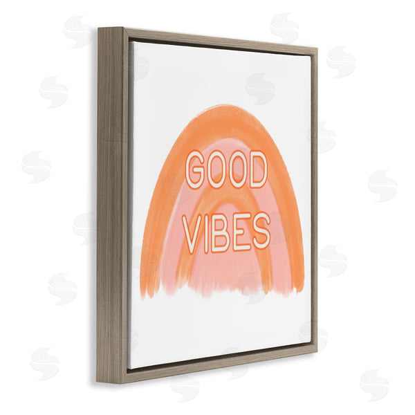 Stupell Industries Amber Clarkson | Orange Good Vibes Wall Art