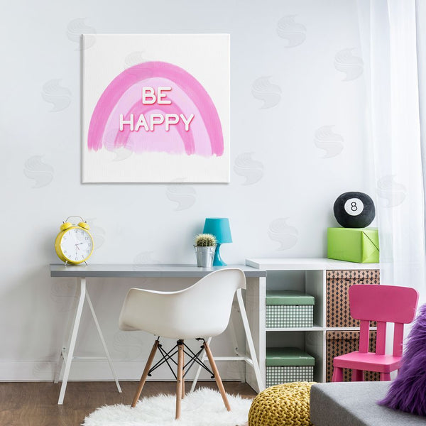 Stupell Industries Amber Clarkson | Purple Be Happy Wall Art