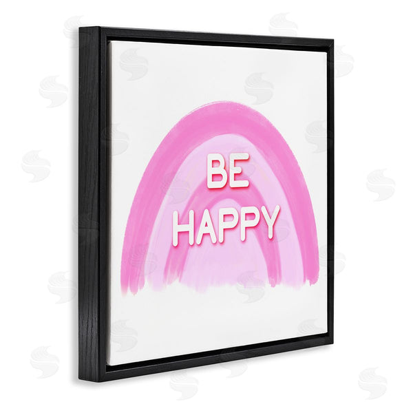 Stupell Industries Amber Clarkson | Purple Be Happy Wall Art
