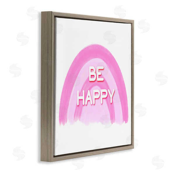 Stupell Industries Amber Clarkson | Purple Be Happy Wall Art