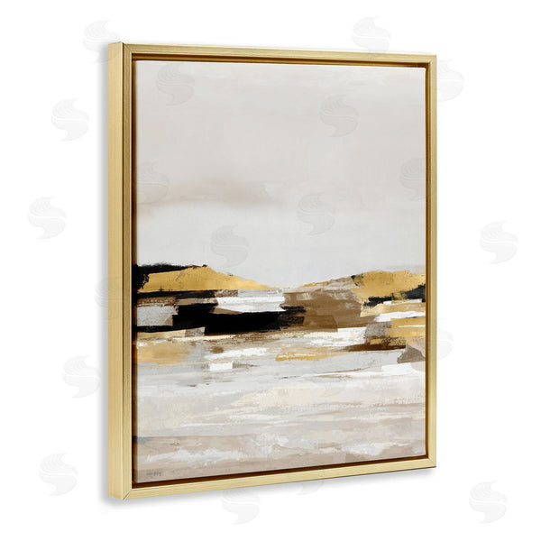 Stupell Industries Amber Sterling | Abstract Landscape With Yellow Detail