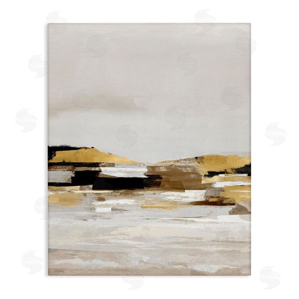 stupell industries Amber Sterling | Abstract Landscape with Yellow Detail