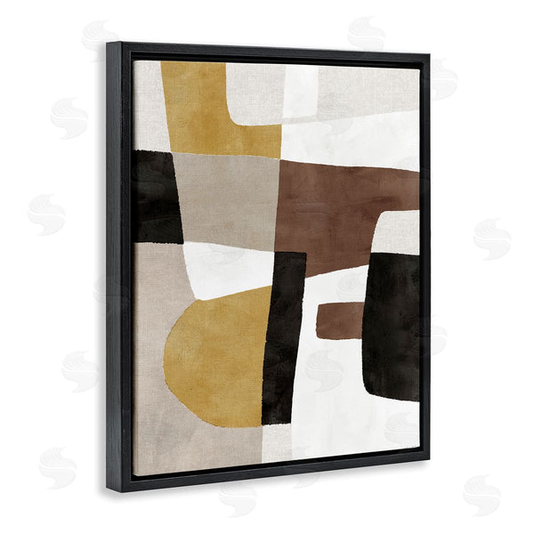 Stupell Industries Amber Sterling | Abstract Shapes In Earth Tones