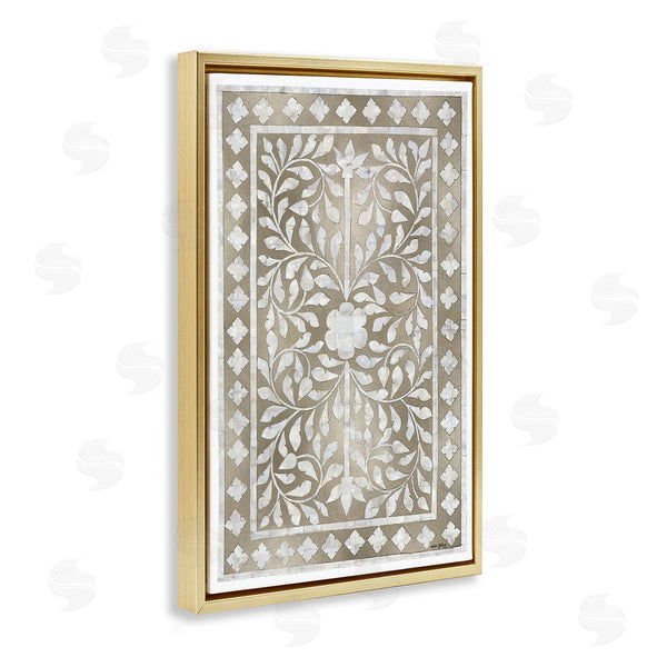 Stupell Industries Amber Sterling | Arabesque Bohemian Pattern Wall Art