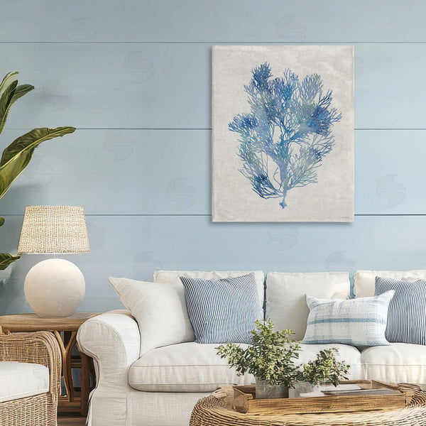 Stupell Industries Amber Sterling | Blue Seaweed Bushel Wall Art