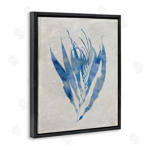 Stupell Industries Amber Sterling | Blue Silhouetted Seaweed Wall Art