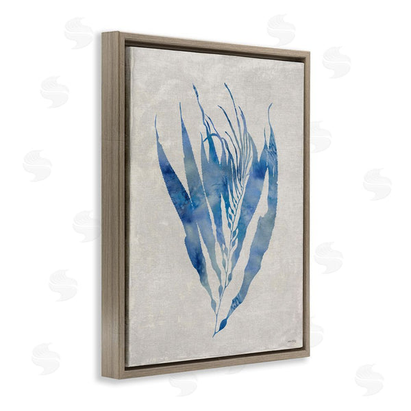 Stupell Industries Amber Sterling | Blue Silhouetted Seaweed Wall Art