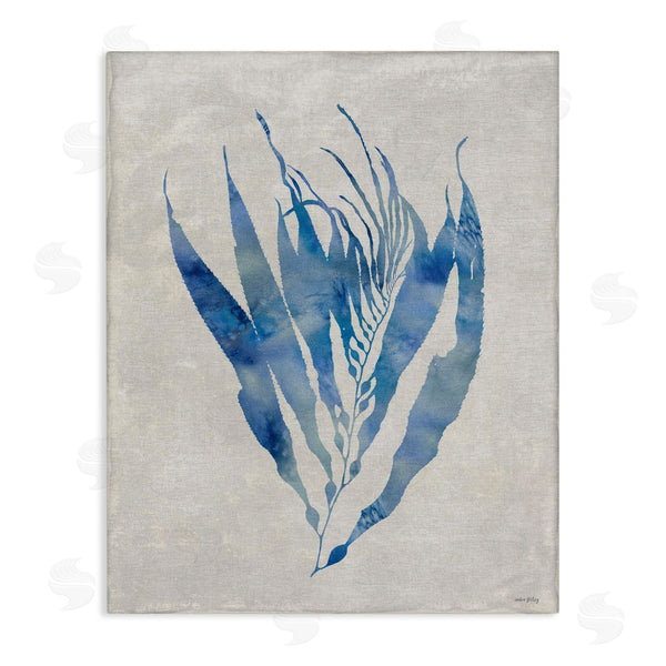 stupell industries Amber Sterling | Blue Silhouetted Seaweed Wall Art