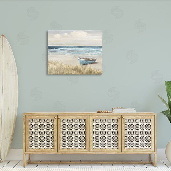 Stupell Industries Amber Sterling | Boat On Grassy Shore Wall Art