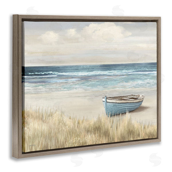 Stupell Industries Amber Sterling | Boat On Grassy Shore Wall Art