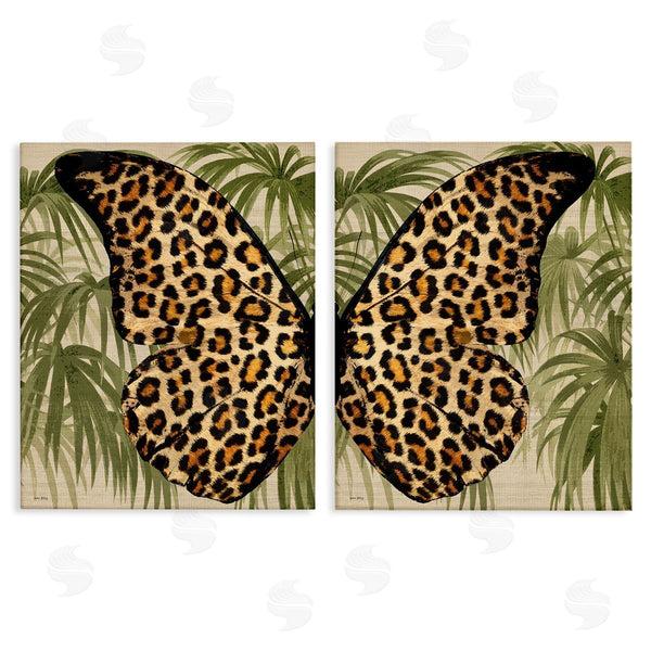 stupell industries Amber Sterling | Cheetah Butterfly Wings Wall Art