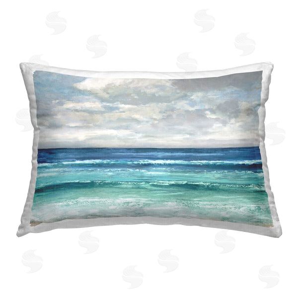 stupell industries Amber Sterling | Cloudy Beach Horizon