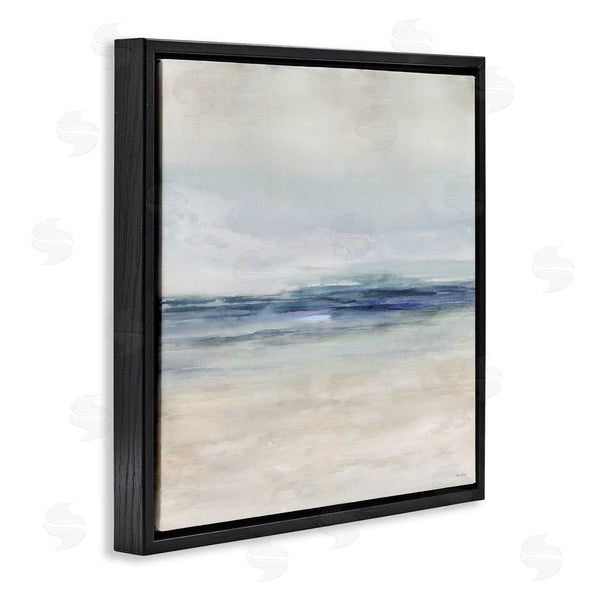 Stupell Industries Amber Sterling | Coastal Calm Beach Horizon