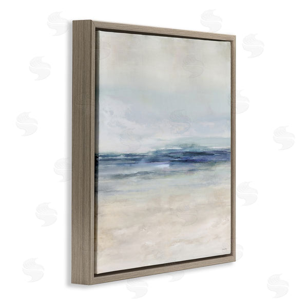 Stupell Industries Amber Sterling | Coastal Calm Beach Horizon