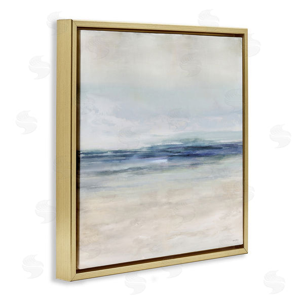 Stupell Industries Amber Sterling | Coastal Calm Beach Horizon