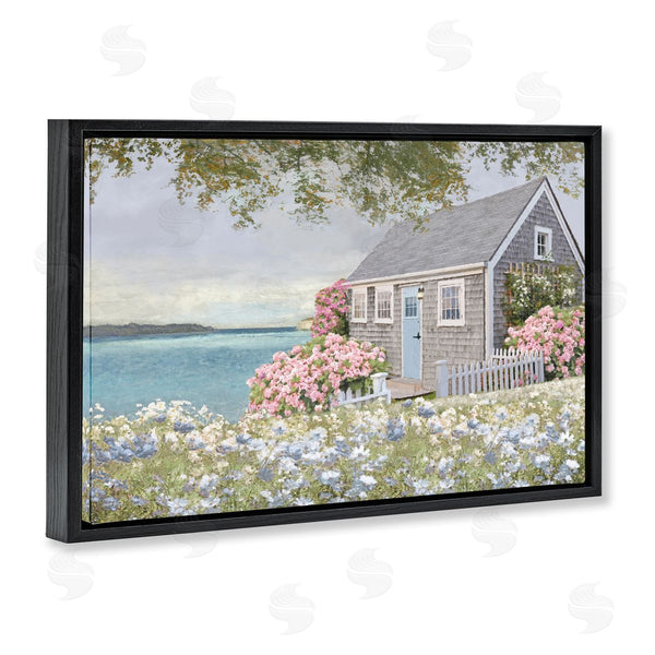 Stupell Industries Amber Sterling | Cottage With Rose Garden