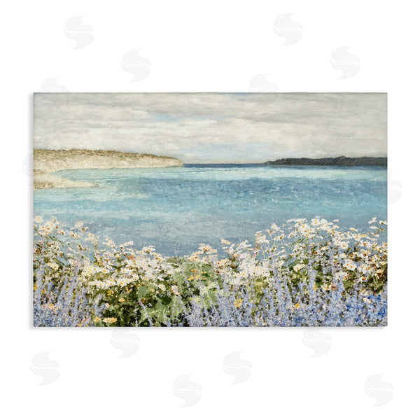 stupell industries Amber Sterling | Daisy Field over Sea Wall Art