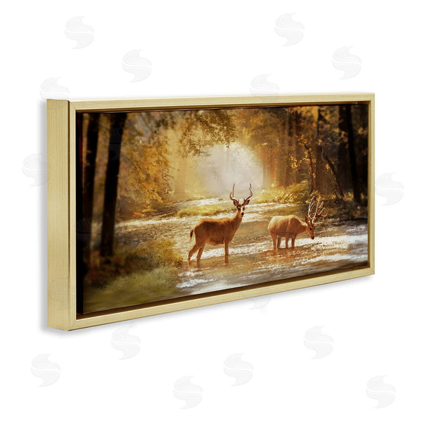 Stupell Industries Amber Sterling | Deer In Sunlit Grove Wall Art