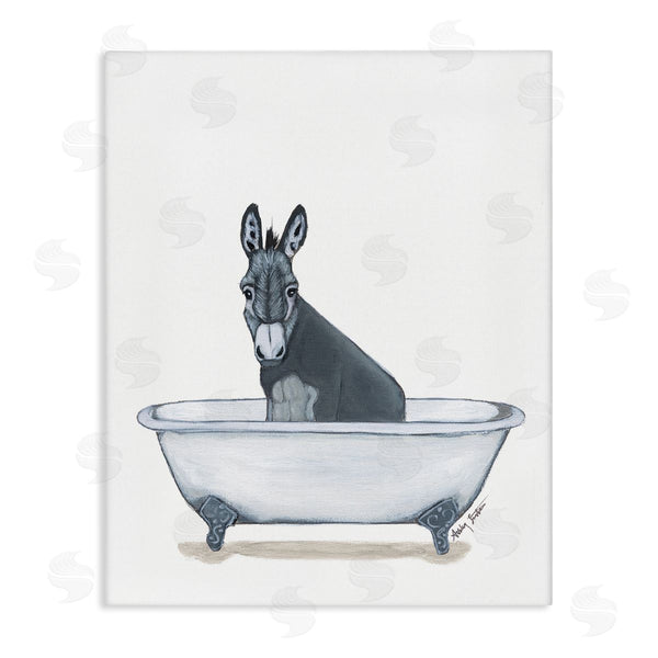stupell industries Amber Sterling | Donkey in Tub Sketch Wall Art