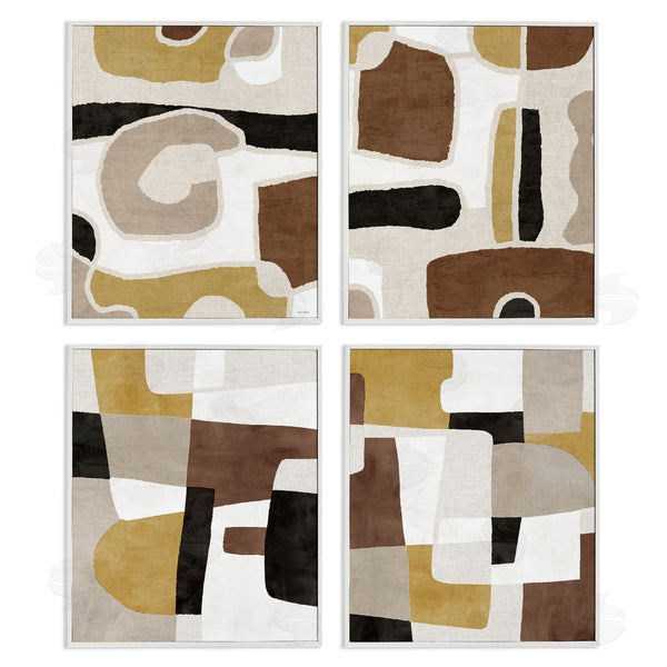 Stupell Industries Amber Sterling | Earthy Boho Geometrics Wall Art