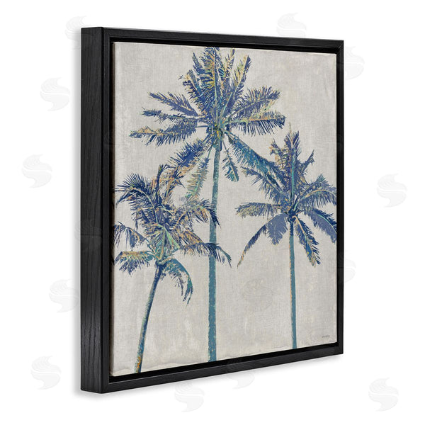 Stupell Industries Amber Sterling | Exotic Pop Blue Palms Wall Art
