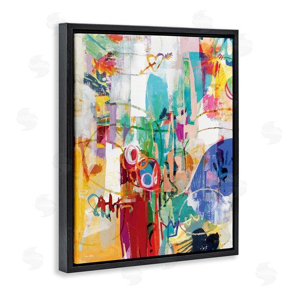 Stupell Industries Amber Sterling | Expressive Collage Abstraction Wall Art