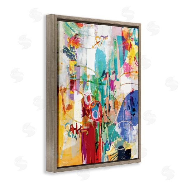 Stupell Industries Amber Sterling | Expressive Collage Abstraction Wall Art