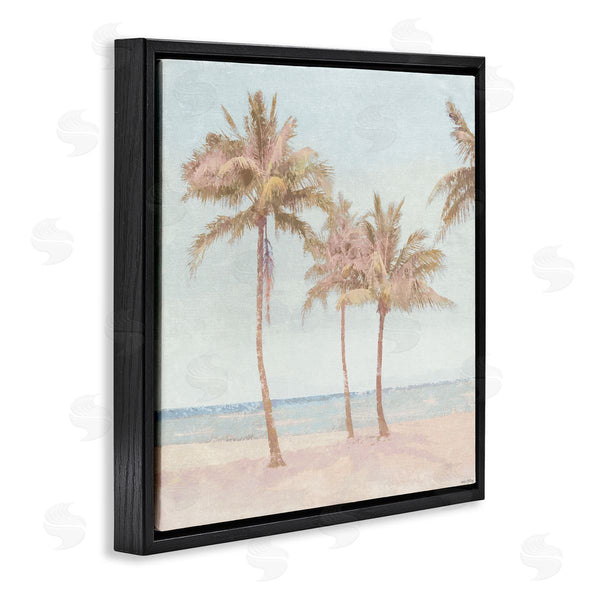 Stupell Industries Amber Sterling | Faded Palms On Beach