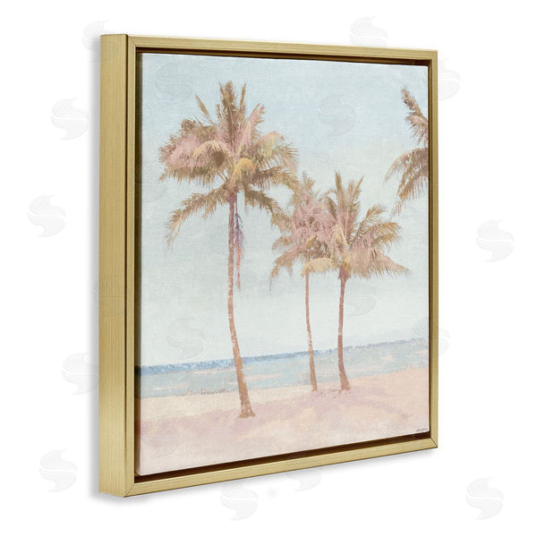 Stupell Industries Amber Sterling | Faded Palms On Beach