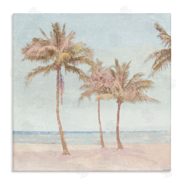 stupell industries Amber Sterling | Faded Palms on Beach