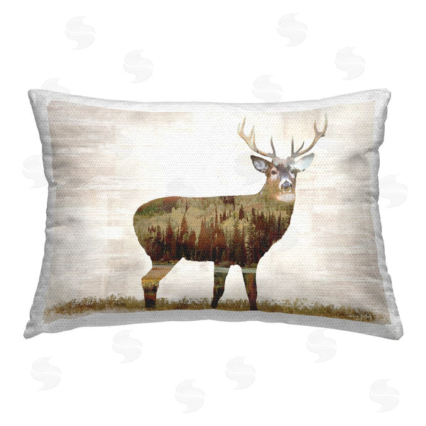 Stupell Industries Amber Sterling | Forest Pattern Deer