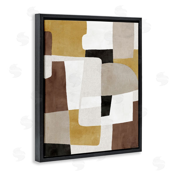 Stupell Industries Amber Sterling | Funky Boho Geometric Shapes