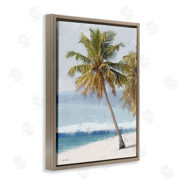 Stupell Industries Amber Sterling | Looming Palms On Shore Wall Art