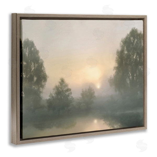Stupell Industries Amber Sterling | Misty Pond Reflection Wall Art