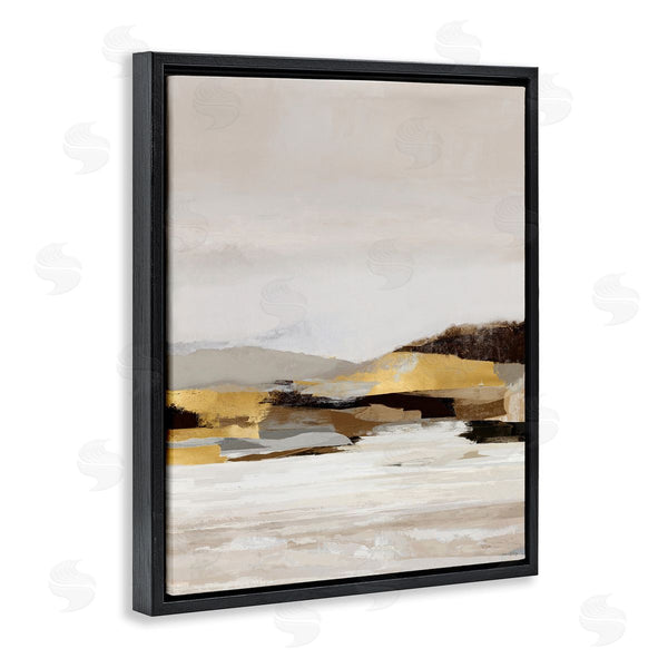Stupell Industries Amber Sterling | Muted Landscape With Yellow Accent