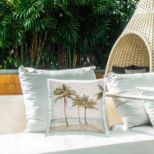 Stupell Industries Amber Sterling | My Favorite Beach Spot Printed Throw Pillow