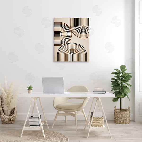 Stupell Industries Amber Sterling | Natural Boho Arches Wall Art