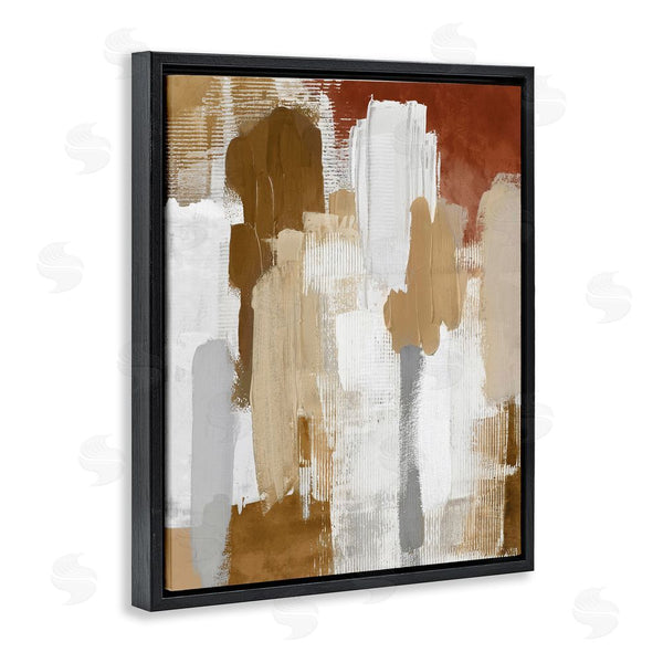 Stupell Industries Amber Sterling | Natural Hues Brush Strokes Wall Art