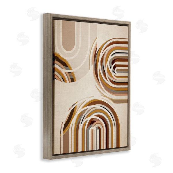 Stupell Industries Amber Sterling | Neutral Overlapping Arches Wall Art