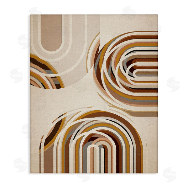 stupell industries Amber Sterling | Neutral Overlapping Arches Wall Art