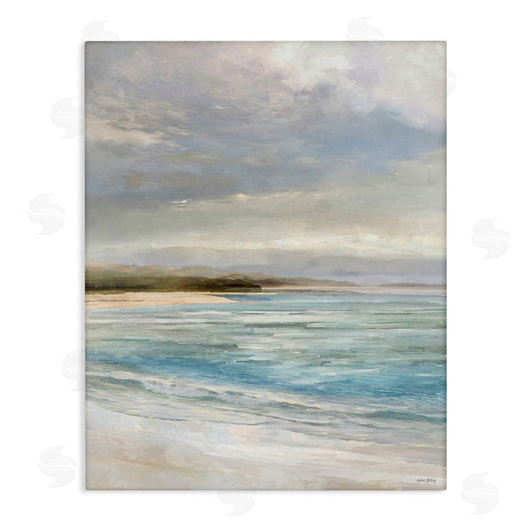 stupell industries Amber Sterling | Overcast Beach Scenery Wall Art