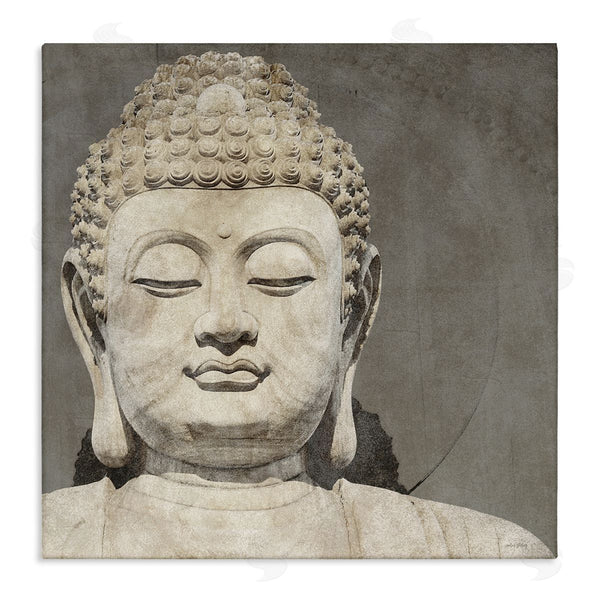 stupell industries Amber Sterling | Rustic Buddha Portrait Wall Art